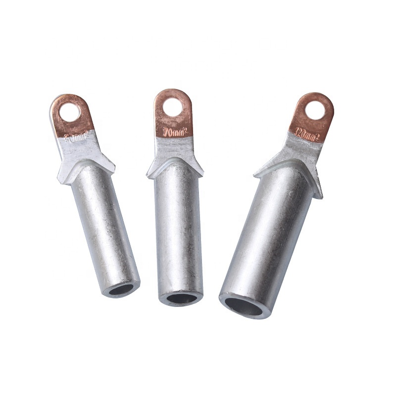 China manufacture IEC61238-1 DTL Aluminium copper terminal bimetal cable lug bimetallic connectors
