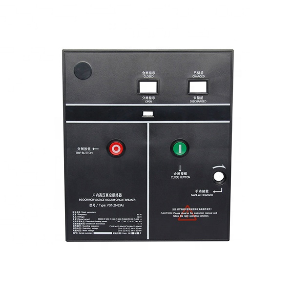 High voltage VS1 vaccum circuit breaker panel